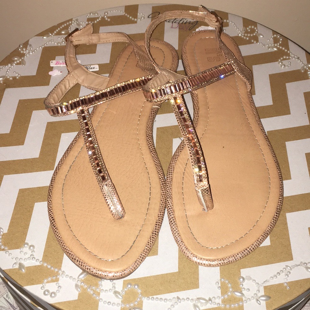 Rose Gold Sandals
